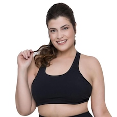 Top Fitness sem Bojo Selene Básico Fitness Plus Size - Feminino