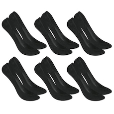 Kit Meias Sapatilha Selene Super Invisível com 6 Pares - 34 a 38 - Feminina