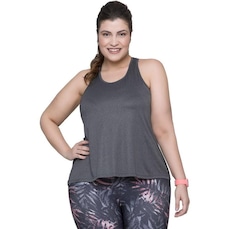 Camiseta Regata Selene Fitness Plus Size - Feminina