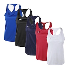Kit Camiseta Regata Penalty X - Feminino - 5 Unidades