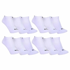 Meia Puma Sapatilha Esportiva - 12 Pares - Adulto