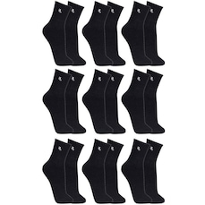Kit de Meias Lupo Cano Médio Kit com 9 Pares - Masculina