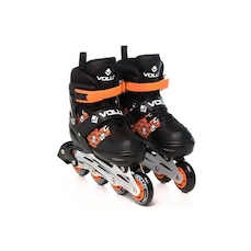 Patins In Line Ajustável Vollo 4 Rodas Abec5 - Adulto