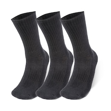 Kit Meias Under Armour Core Cotton Crew - 3 pares - Adulto