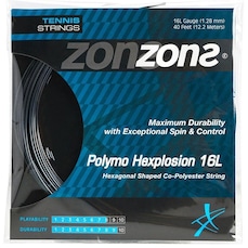Corda de Raquete Zons Hexplosion 16L Set Individual - 1.28mm