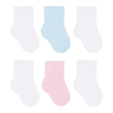 Kit Meias Selene Básica Bebê - Infantil - 6 Pares