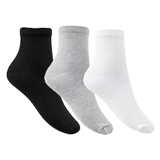 Kit Meias Cano Médio Selene Básica - 3 Pares - Feminina