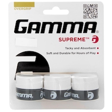 Overgrip Gamma Supreme - 03 Unidades Branco