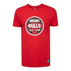 Camiseta NBA Chicago Bulls Ball Logo Estampada - Masculina