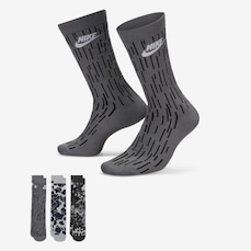 Kit de Meias Cano Alto Nike Everyday Essential - Adulto - 3 Pares