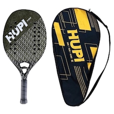 Raquete Beach Tennis HUPI Net Ultra Pro Carbon Kevlar com Bolsa