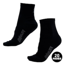 Kit de Meia Cano Médio Hupi Casual - 20 Pares