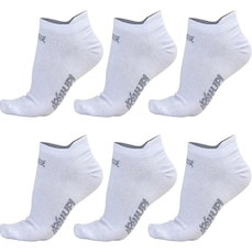 Kit Meia Invisível Hupi Casual com 06 Pares - 34 a 38 - Unissex
