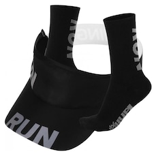 Kit de Corrida Hupi com Viseira + Meia Run - 36 a 42 - Adulto