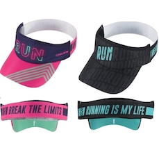 Kit de Viseira Para Corrida e Triathlon Hupi Run
