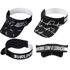 Kit de Viseira para Corrida e Triathlon Hupi Asas