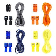Kit Cadarços Elásticos HUPI Laces com 04 Pares