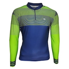Camisa Manga Longa de Ciclismo Kanxa List UV50 - Masculina