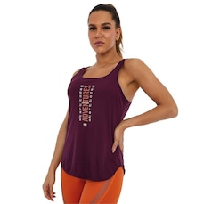 Camiseta Regata Alto Giro Skin Fit - Feminina