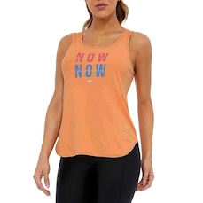 Camiseta Regata Alto Giro Skin Fit - Feminina