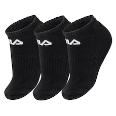 Meia Fila LS330040 39 ao 43 - Pack com 03 Pares - Adulto