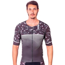 Camisa Kauna com Mangas Triathlon Elite Camuflado Proteção UV50+ - Masculina