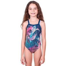 Maiô Kauna Flower Proteção UV50+ - Infantil
