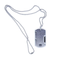 Canivete de Camping NTK Tático Dogcut em Formato de Dog Tag