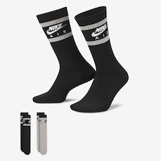 Kit de Meias Cano Alto Nike Everyday Essential - Unissex - 2 Pares