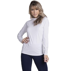 Camiseta Térmica de Compressão Vekyo Segunda Pele Proteção UV - Feminina