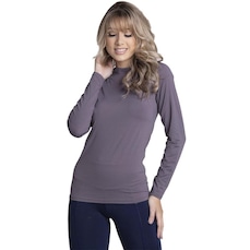 Camiseta Térmica de Compressão Vekyo Segunda Pele Proteção UV - Feminina