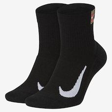 Kit de Meias Cano Alto NikeCourt Multiplier Max - Adulto - 2 Pares