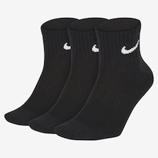 Kit de Meias Nike Everyday Lightweight com 3 Pares - Unissex