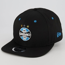 Boné Aba Reta New Era Grêmio Escudo - Snapback - Adulto