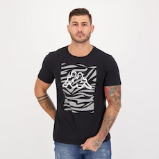Camiseta Kappa Estampada Zebra - Masculina