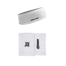 Kit HUPI Testeira + 1 Par Munhequeira Spin - Adulto