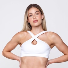 Top Fitness AVA Fitness Wear Suplex Poliamida Transpassado - Adulto