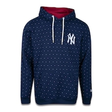 Blusão com Capuz New Era Canguru New York Yankees Modern Classic Poa - Masculino