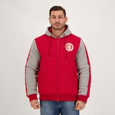 Jaqueta de Moletom com Capuz Futfanatics Internacional Padding - Masculino