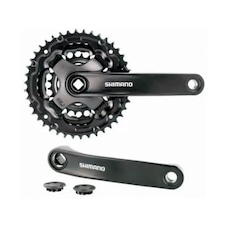 Pedivela Shimano Tourney FV-TY301 42 / 34 / 24 Dentes 175mm Quadrada 6/7/8v
