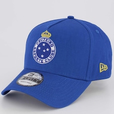 Boné Aba Curva New Era Cruzeiro Escudo - Snapback - Adulto