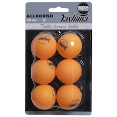 Bola de Tênis de Mesa Yashima 1 Estrela Plástico - 6 Bolas