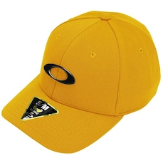 Boné Aba Curva Oakley Tincan Cap Amber Logo Blackout - Fechado - Adulto