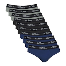 Kit com 10 Cuecas Slip Zorba Max