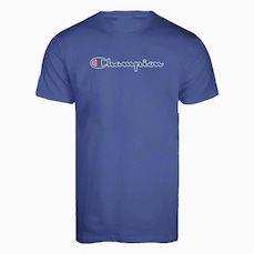 Camiseta Champion Script Logo Contour - Masculina