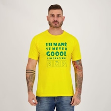 Camiseta Futfanatics Brasil Dancinha do Hexa - Masculina