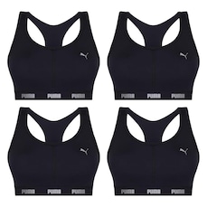 Kit Top Fitness Puma Nadador com Bojo - Feminino - 4 unidades