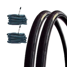 Par de Pneus Pirelli Alpha Speed 700 x 23 + 2 Câmara Kenda 700