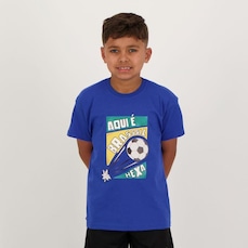 Camiseta Futfanatics Aqui é Brasil - Infantil