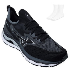 KIT TÊNIS MIZUNO WAVE MIRAI 4 + MEIA - MASCULINO